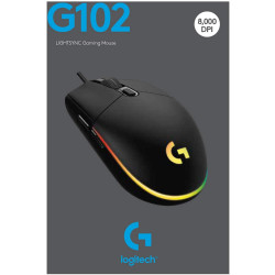 G102 Logitech Optical Gaming Mouse